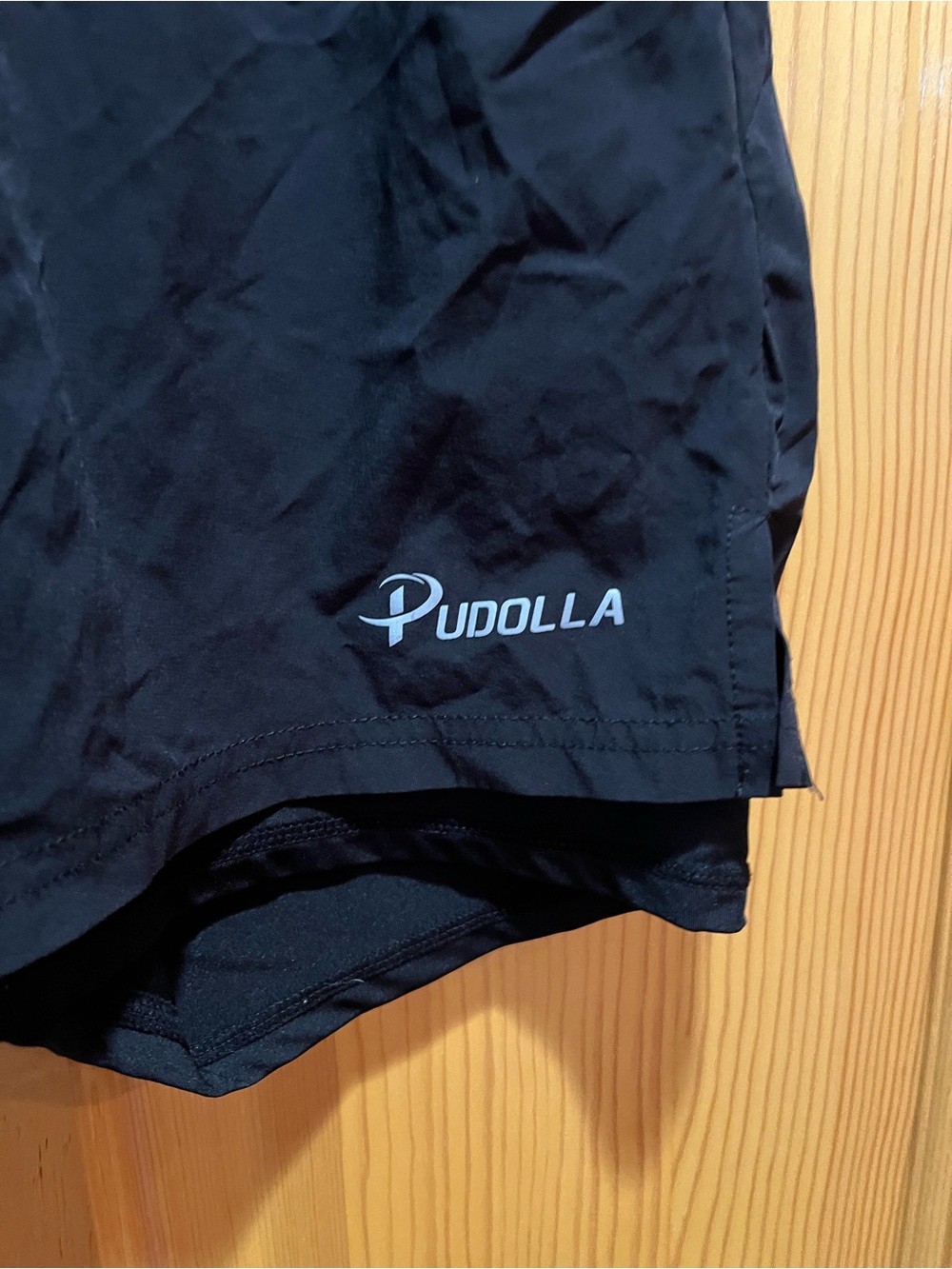 Dollcake Black Men's Athletic Running Shorts